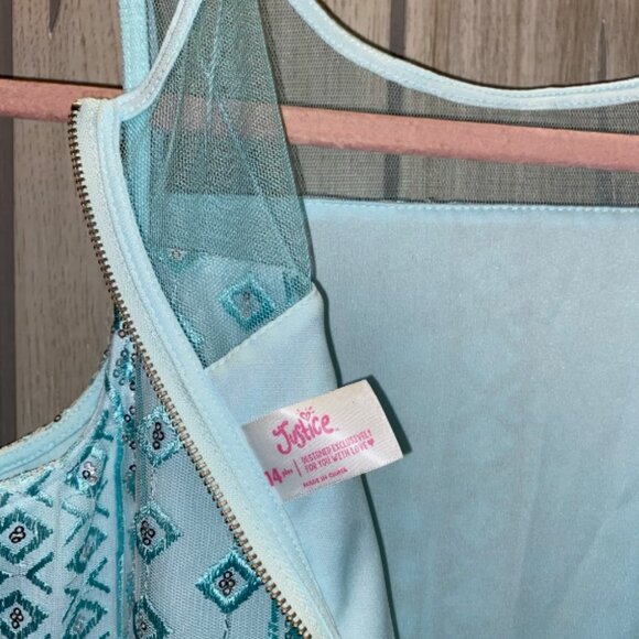 JUSTICE Girls Size 14 Plus Dress - Picture 3 of 4